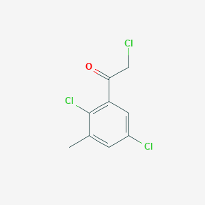 molecular formula C9H7Cl3O B1460295 2',5'-Dichloro-3'-methylphenacyl chloride CAS No. 1806288-63-0