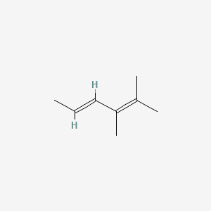 molecular formula C8H14 B14602982 (E)-2,4-Hexadiene, 2,3-dimethyl- CAS No. 59681-35-5