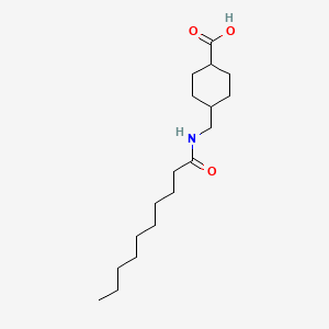 4-[(Decanoylamino)methyl]cyclohexane-1-carboxylic acid