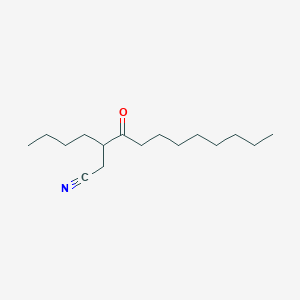 3-Butyl-4-oxododecanenitrile