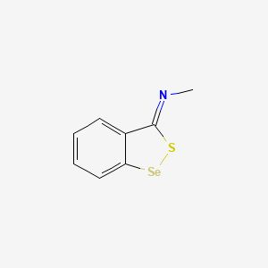 N-Methyl-8-thia-9-selenabicyclo[4.3.0]nona-1,3,5-trien-7-imine