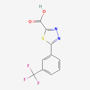 5-(3-Triflluoromethylphenyl)-1,3,4-thiadiazole-2-carboxylic acid