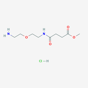 molecular formula C9H19ClN2O4 B1460315 N-[2-(2-Aminoethoxy)ethyl]-succinamic acid methyl ester hydrochloride CAS No. 2205383-80-6