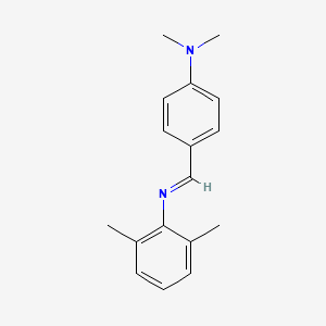 4-{(E)-[(2,6-Dimethylphenyl)imino]methyl}-N,N-dimethylaniline