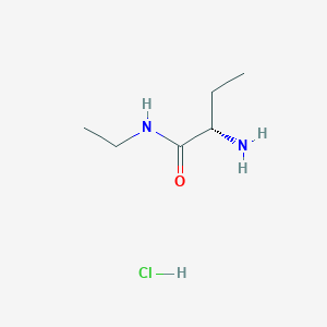 molecular formula C6H15ClN2O B1460316 S 2-氨基-N-乙基丁酰胺盐酸盐 CAS No. 187680-43-9