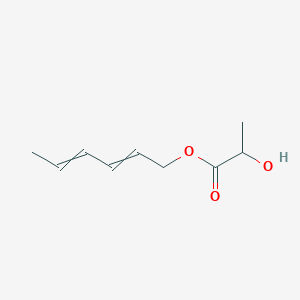 hexa-2,4-dienyl 2-hydroxypropanoate