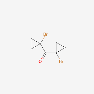 molecular formula C7H8Br2O B14603211 Bis(1-bromocyclopropyl)methanone CAS No. 60538-60-5