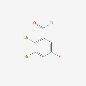 molecular formula C7H2Br2ClFO B1460323 2,3-Dibromo-5-fluorobenzoyl chloride CAS No. 1807056-40-1