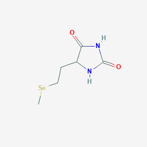 5-[2-(Methylselanyl)ethyl]imidazolidine-2,4-dione