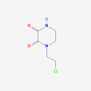 1-(2-Chloroethyl)piperazine-2,3-dione