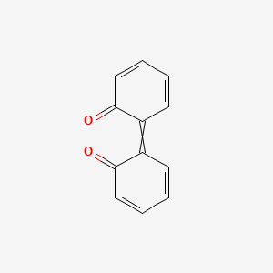 molecular formula C12H8O2 B14603321 [1,1'-Bi(cyclohexa-2,4-dien-1-ylidene)]-6,6'-dione CAS No. 59869-78-2