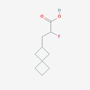 molecular formula C10H15FO2 B1460333 2-氟-3-(螺[3.3]庚烷-2-基)丙酸 CAS No. 2092086-88-7