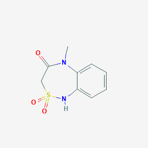 2,1,5-Benzothiadiazepin-4(3H)-one, 1,5-dihydro-5-methyl-, 2,2-dioxide