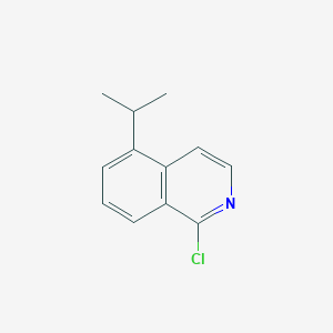 molecular formula C12H12ClN B1460336 1-氯-5-异丙基异喹啉 CAS No. 2138190-13-1