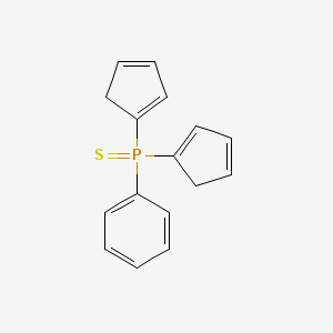 Di(cyclopenta-1,3-dien-1-yl)(phenyl)sulfanylidene-lambda~5~-phosphane