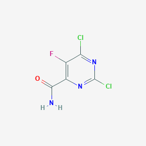 2,6-Dichloro-5-fluoropyrimidine-4-carboxamide