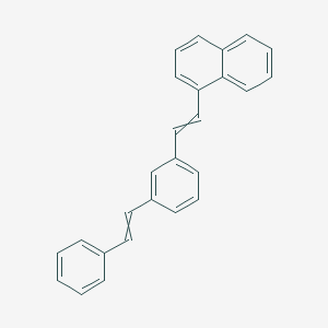 1-{2-[3-(2-Phenylethenyl)phenyl]ethenyl}naphthalene