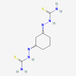 molecular formula C8H14N6S2 B14603386 2,2'-(Cyclohexane-1,3-diylidene)di(hydrazine-1-carbothioamide) CAS No. 59871-53-3