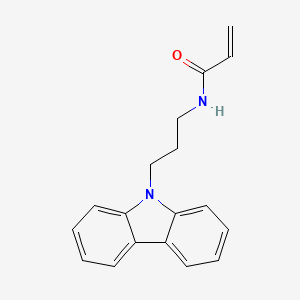 molecular formula C18H18N2O B14603396 N-[3-(9H-Carbazol-9-YL)propyl]prop-2-enamide CAS No. 59135-37-4