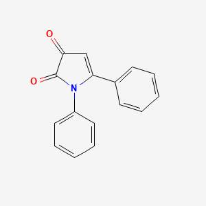 molecular formula C16H11NO2 B14603420 1H-Pyrrole-2,3-dione, 1,5-diphenyl- CAS No. 60227-49-8