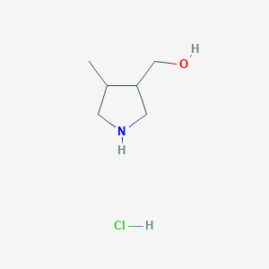 (4-Methylpyrrolidin-3-yl)methanol hydrochloride