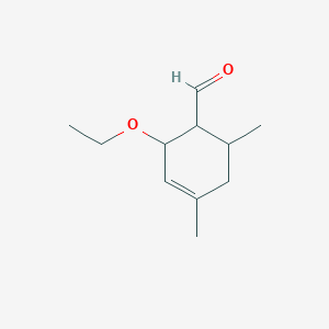 2-Ethoxy-4,6-dimethylcyclohex-3-ene-1-carbaldehyde