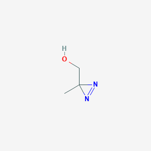 molecular formula C3H6N2O B1460347 (3-methyl-3H-diazirin-3-yl)methanol CAS No. 14757-55-2