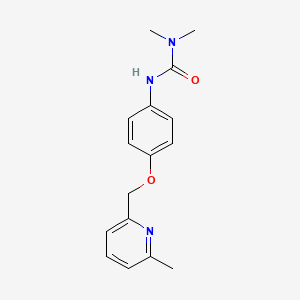 N,N-Dimethyl-N'-{4-[(6-methylpyridin-2-yl)methoxy]phenyl}urea