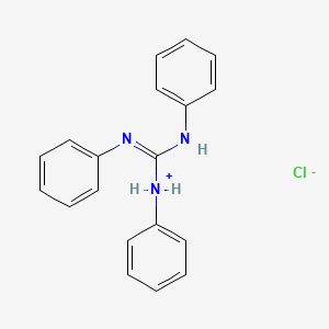 molecular formula C19H18ClN3 B14603504 Triphenylguanidine hydrochloride CAS No. 59283-92-0