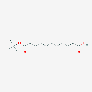 molecular formula C15H28O4 B1460352 11-(tert-Butoxy)-11-oxoundecanoic acid CAS No. 1789702-17-5