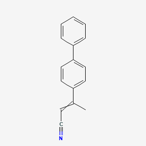 3-([1,1'-Biphenyl]-4-yl)but-2-enenitrile