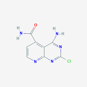 4-Amino-2-chloropyrido[2,3-d]pyrimidine-5-carboxamide