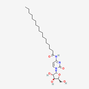 molecular formula C26H45N3O6 B14603645 CYTOSINE, 1-beta-D-ARABINOFURANOSYL-N(sup 4)-MARGAROYL- CAS No. 59252-37-8