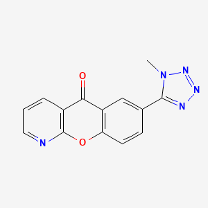 7-(1-Methyl-1H-tetrazol-5-yl)-5H-[1]benzopyrano[2,3-b]pyridin-5-one