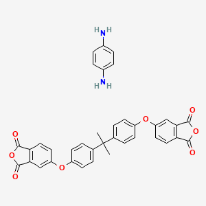 Benzene-1,4-diamine;5-[4-[2-[4-[(1,3-dioxo-2-benzofuran-5-yl)oxy]phenyl]propan-2-yl]phenoxy]-2-benzofuran-1,3-dione