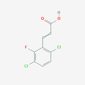molecular formula C9H5Cl2FO2 B1460376 3,6-Dichloro-2-fluorocinnamic acid CAS No. 1807393-04-9