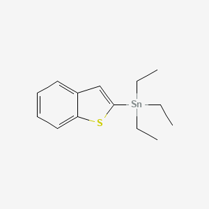 (1-Benzothiophen-2-yl)(triethyl)stannane