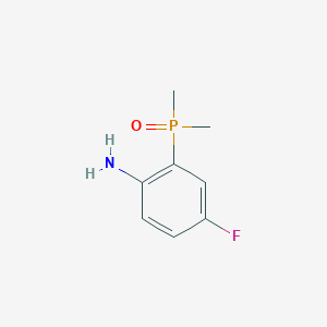 molecular formula C8H11FNOP B1460378 2-(Dimethylphosphoryl)-4-fluoroaniline CAS No. 1263178-53-5