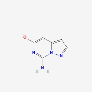 molecular formula C7H8N4O B1460380 5-Methoxypyrazolo[1,5-c]pyrimidin-7-amine CAS No. 2096986-90-0