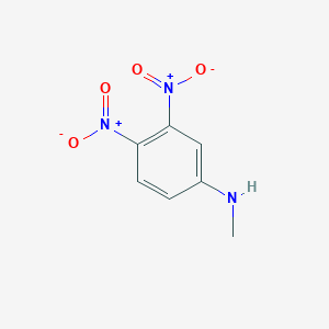 molecular formula C7H7N3O4 B14603812 Benzenamine, N-methyl-3,4-dinitro- CAS No. 61149-80-2