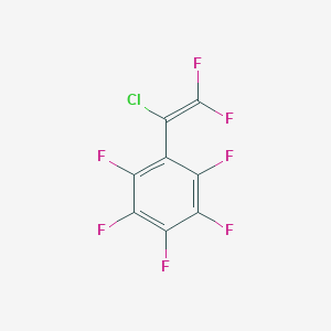 molecular formula C8ClF7 B14603828 1-(1-Chloro-2,2-difluoroethenyl)-2,3,4,5,6-pentafluorobenzene CAS No. 58161-50-5