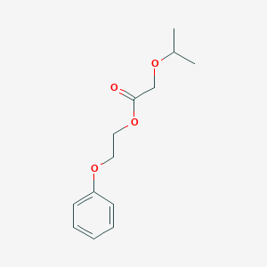 molecular formula C13H18O4 B14603848 2-Phenoxyethyl [(propan-2-yl)oxy]acetate CAS No. 60359-63-9