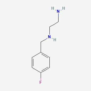 molecular formula C9H13FN2 B1460390 N-(4-氟苄基)乙烷-1,2-二胺 CAS No. 2070-85-1