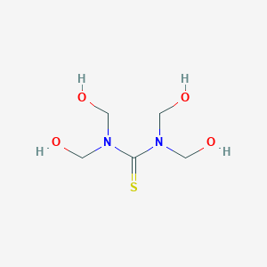 molecular formula C5H12N2O4S B14603924 N,N,N',N'-Tetrakis(hydroxymethyl)thiourea CAS No. 60913-22-6