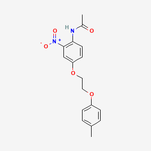 N-{4-[2-(4-Methylphenoxy)ethoxy]-2-nitrophenyl}acetamide