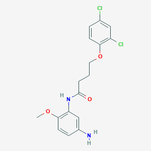 molecular formula C17H18Cl2N2O3 B1460394 N-(5-氨基-2-甲氧基苯基)-4-(2,4-二氯苯氧基)丁酰胺 CAS No. 1020054-50-5