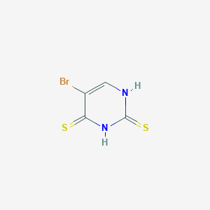 molecular formula C4H3BrN2S2 B14603955 5-Bromo-1H-pyrimidine-2,4-dithione CAS No. 60335-25-3