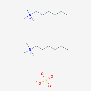 Bis(N,N,N-trimethylhexan-1-aminium) sulfate