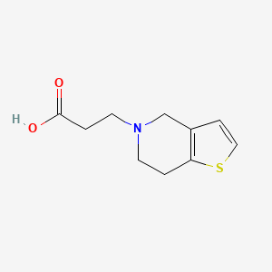 molecular formula C10H13NO2S B1460399 3-{4H,5H,6H,7H-thieno[3,2-c]pyridin-5-yl}propanoic acid CAS No. 1036495-66-5