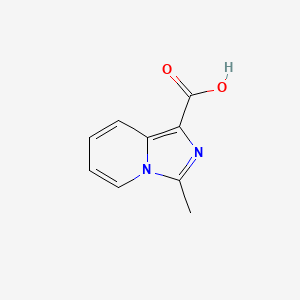 molecular formula C9H8N2O2 B1460401 3-甲基咪唑并[1,5-a]吡啶-1-羧酸 CAS No. 1018295-73-2